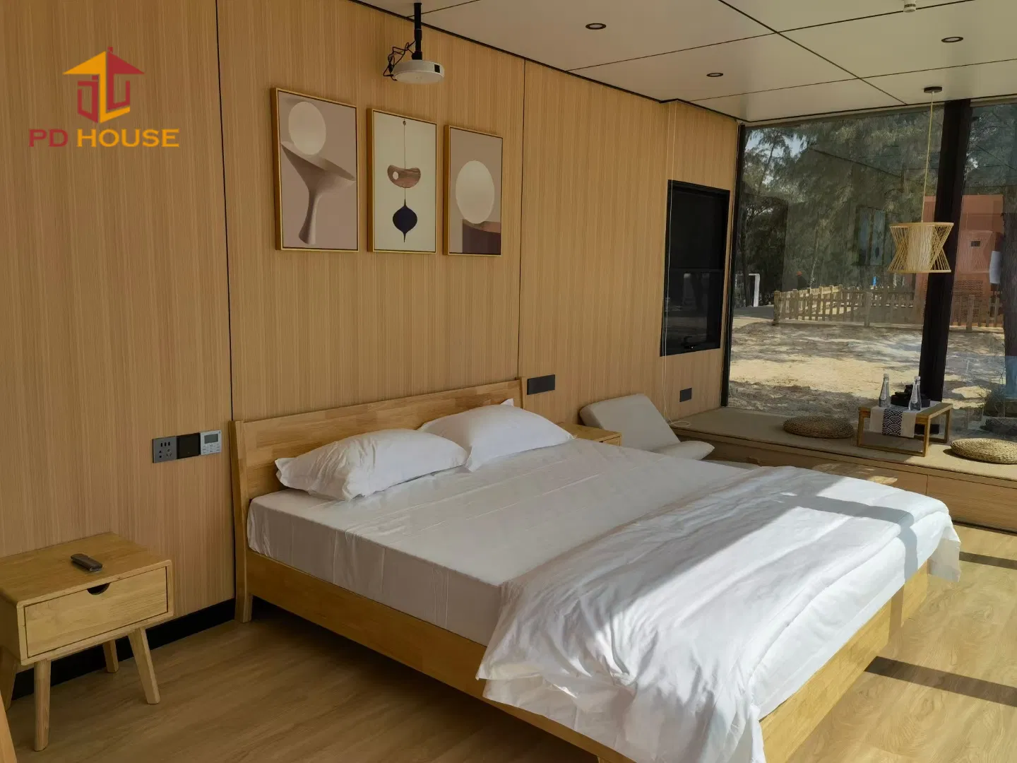 Cabines de Hotel Modulares de Montagem Fácil com Espelhos de Vidro Estilosos