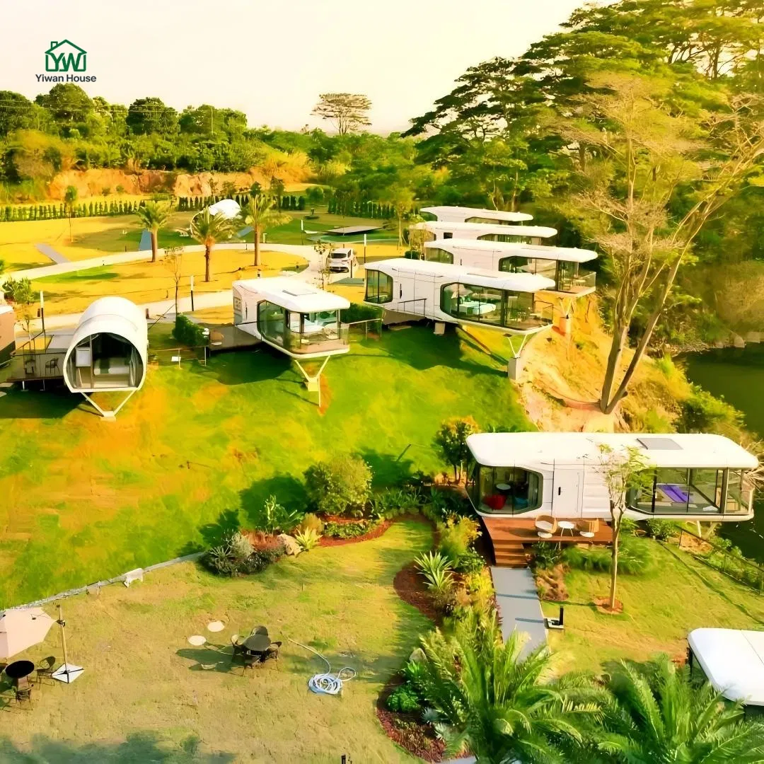Casa Modular Personalizada com Resistência à Corrosão e Isolamento Térmico, Completamente Equipado para Estadia, Ideal para Férias Ecológicas à Beira-Mar ou na Montanha