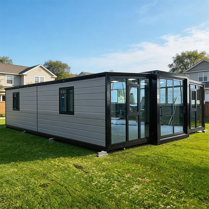 20'ft Casa Modular Expandável e Dobrável Casa Prefabricada Casa que Economiza Espaço para Áreas Turísticas Vilas Remotas com Cozinha e Banheiro