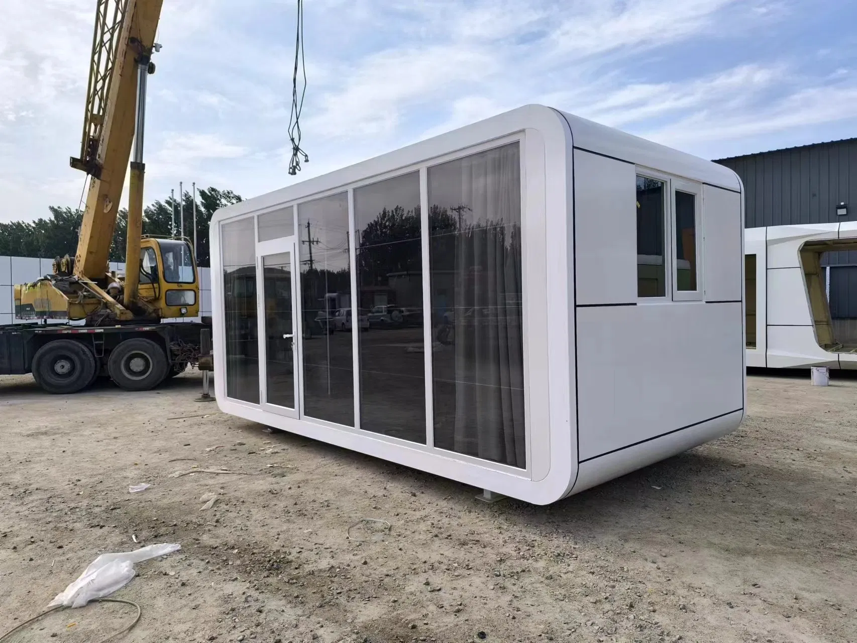 Casa Modular Moderna 20FT Móvel Inteligente Cabana Apple Container para Dormir
