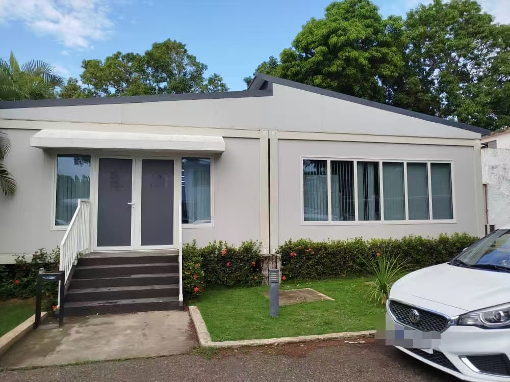 20FT Casa Modular em Contêiner Flat Pack Casa de Envio Cabana Prefabricada com Banheiro Casas Prefabricadas Combinadas