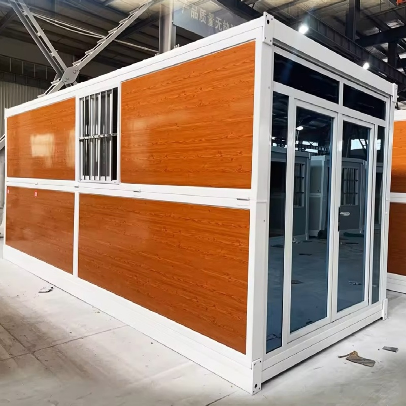 Casa Modular Dobrável ao Ar Livre Prefab 20FT Casas Modulares Dobráveis Casa Tiny Prefabricada