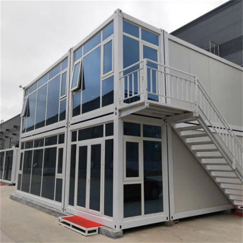 20FT Edifício de Estrutura de Aço Escritório Modular Casa Container Prefabricada de Madeira Dobrável