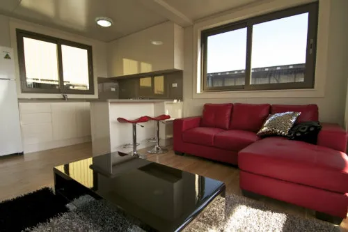Sala de Estar Confortável Contêiner