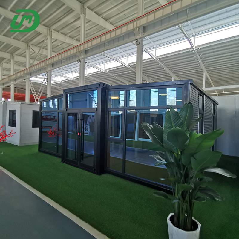 Loja de Contêiner de Envio Portátil Dobrável Personalizada e Barata, Casa Modular Tiny Prefabricada