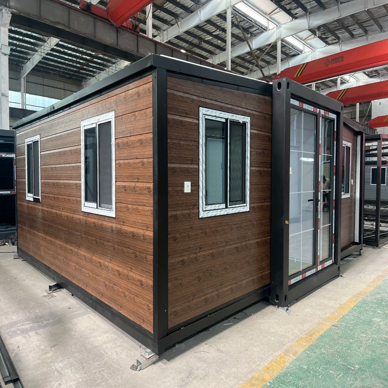 Casa Prefabricada Híbrida de Aço e Bambu Eco com Painéis Solares, Conformidade RoHS, Vilas Verdes