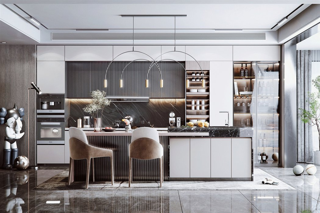 Unidades de Armários de Cozinha Modular ao Ar Livre Etíopes Feitas de Madeira ou Armários de Laminado Móveis de Cozinha Direto da China