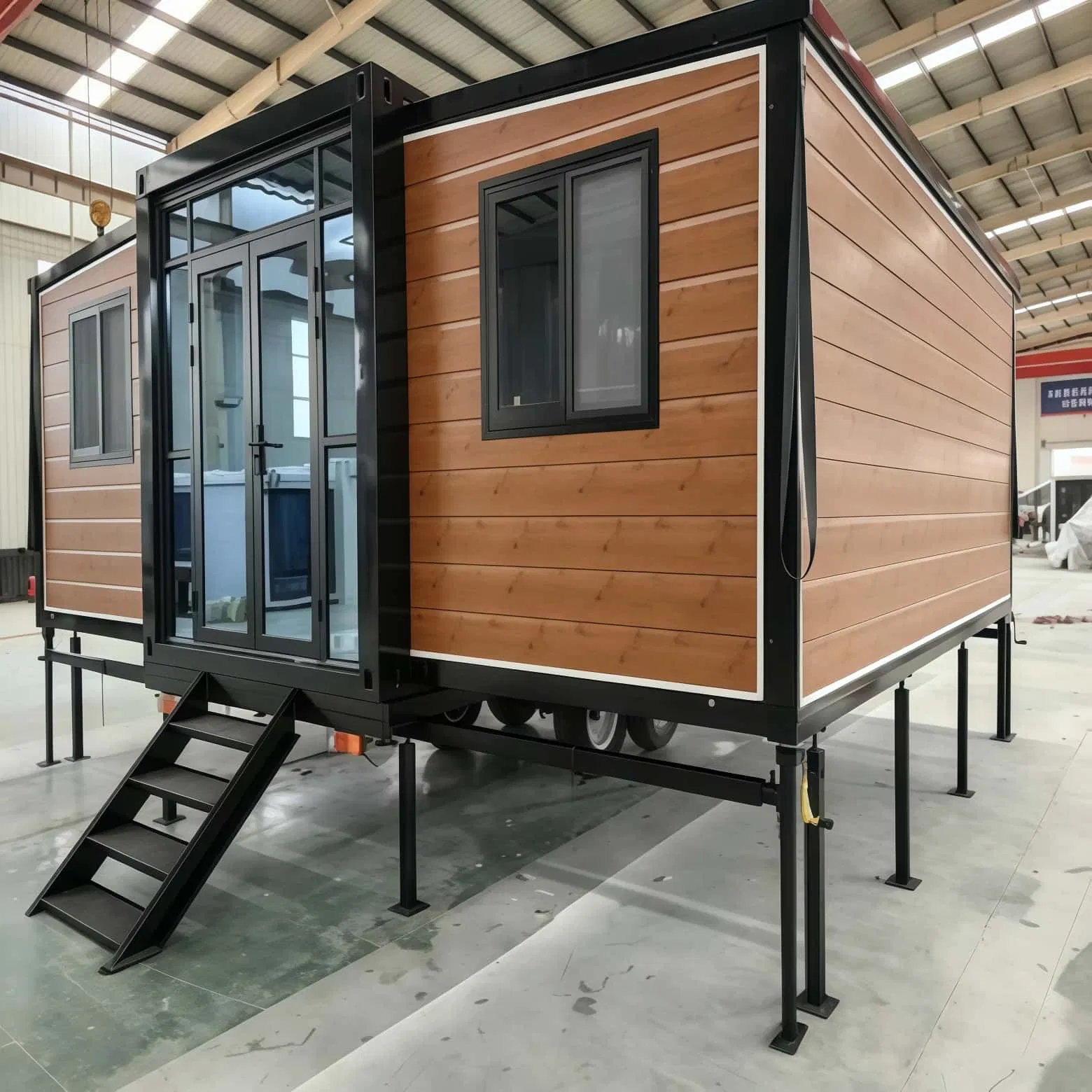 Melhor Trailer de Transporte Portátil Pequena Móvel Dobrável Container de Vida Prefabricado Casa Contenedor Pronto Modular Casa Lar
