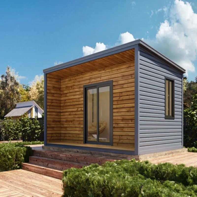 Casa Modular Prefabricada Preço Acessível Casa Prefabricada Mini Casa Vila Prefab Casa Bangalô de Madeira Modular Kit de Casa Prefab em Polônia