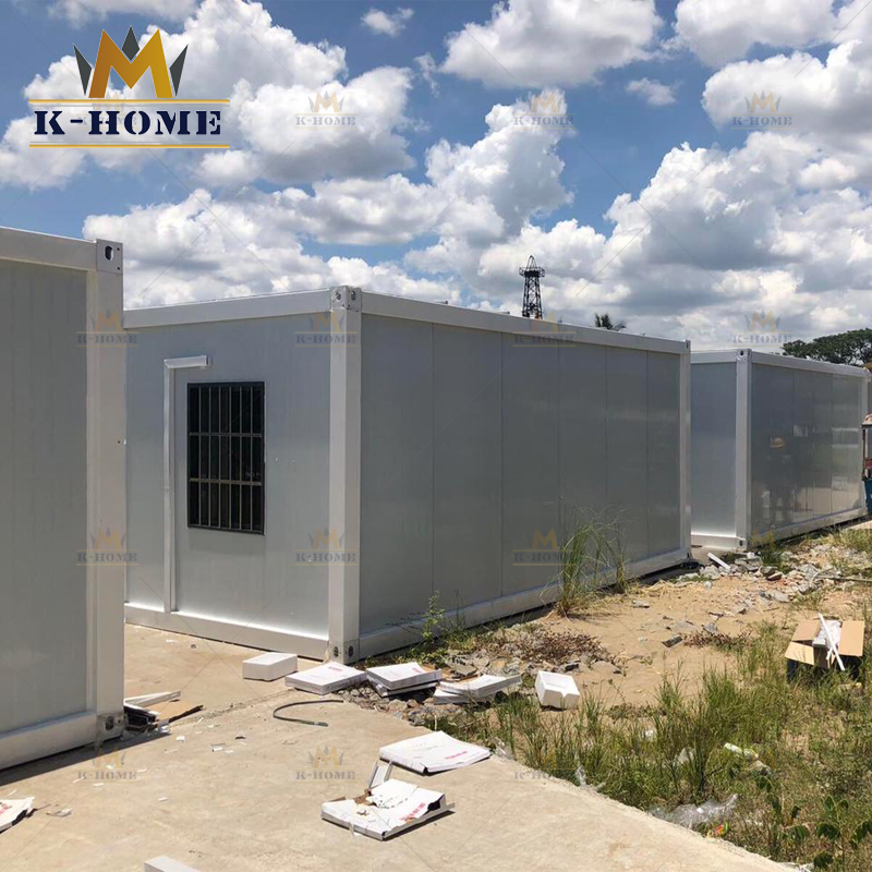 20FT Casas Prefabricadas de Estrutura de Aço Fora da Rede