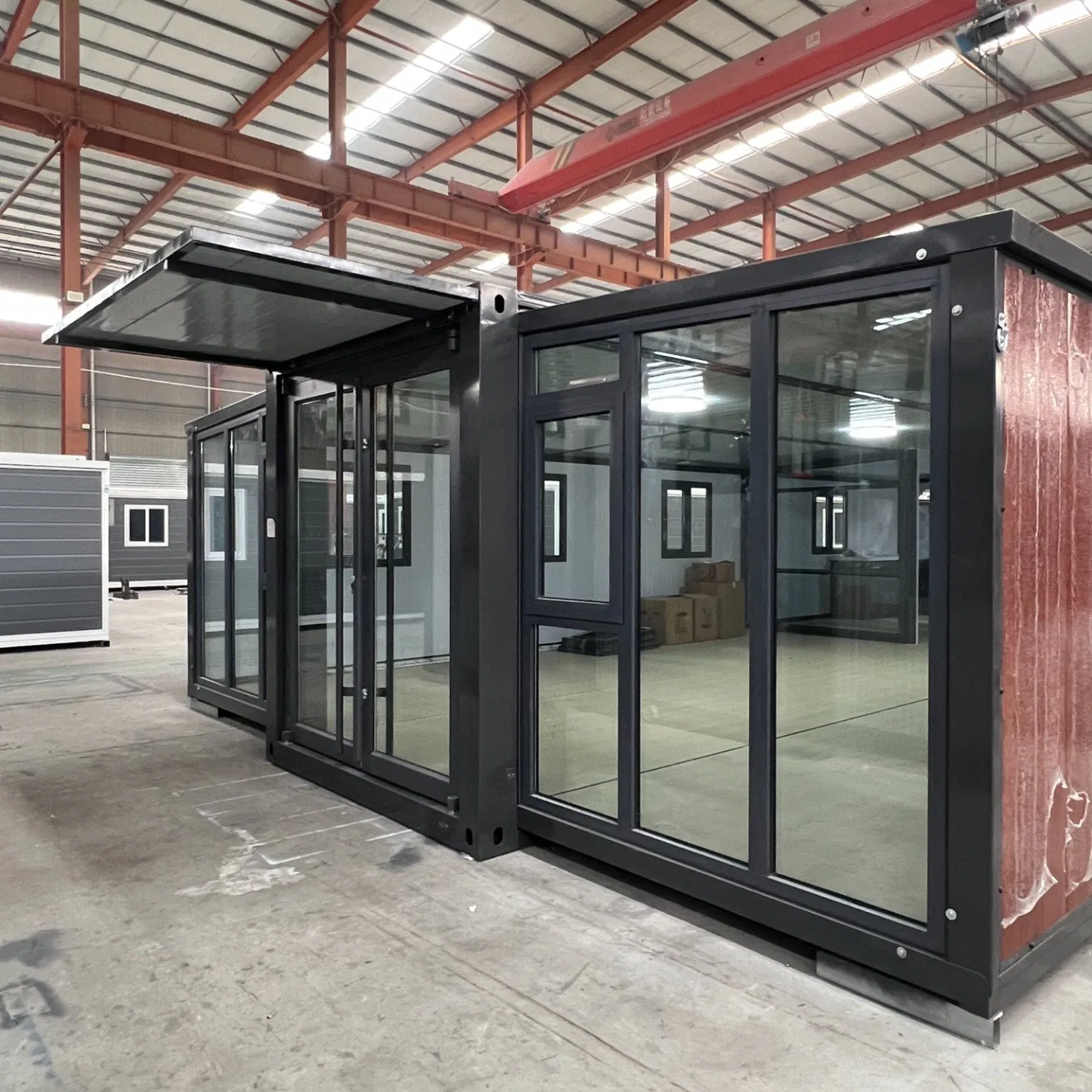 20FT 30FT 40FT Casa Contêiner Móvel Modular Mini Dobrável Expandável Portátil Isolada Térmica Certificada CE