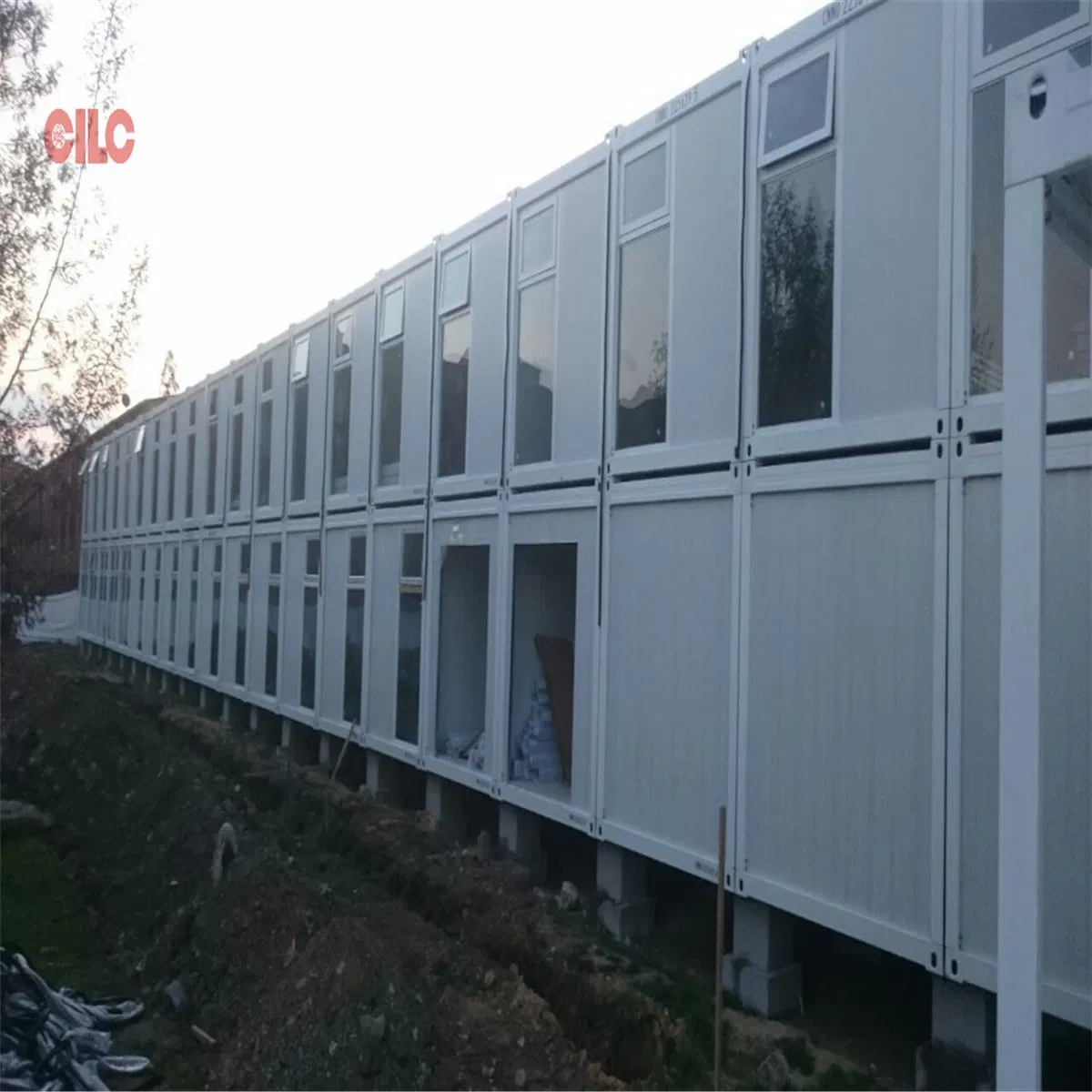 Lã Mineral ou Painel EPS Embalagem Plana Edifício Prefabricado Casas de Contêiner / Casas Prefabricadas Casas Modulares Casa Prefabricada Casas