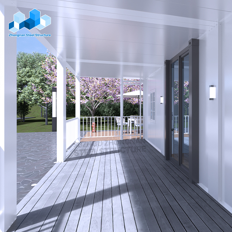 Containerizada 20FT/40FT Móvel 2 Andar Mini Pequena Luxuosa Moderna Modular Móvel Pré-fabricada Expansível Marítima Portátil Pré-fabricada Marinha Residencial Container Casa