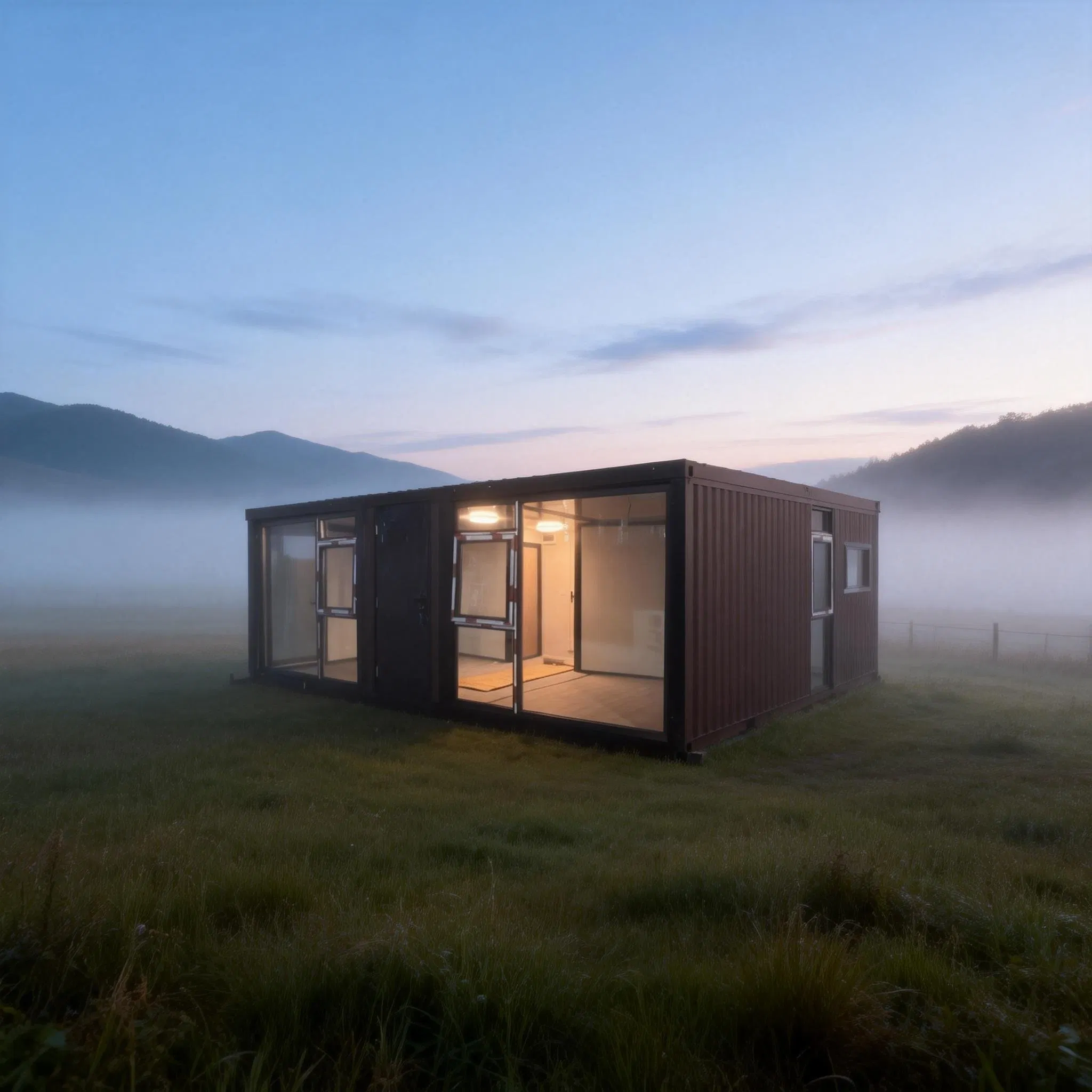 Casa Modular Multigeracional Expandável Pré-fabricada para Família Ampliada