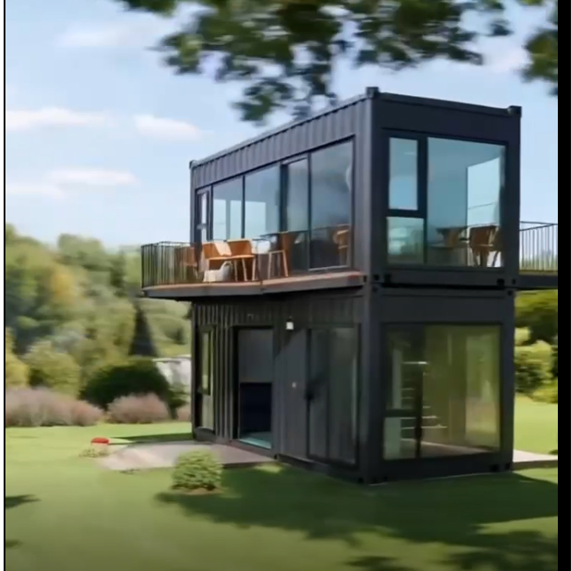 Casa Contêiner de Estrutura de Aço de Alta Resistência, Edifício Modular Integrado Prefabricado Personalizado