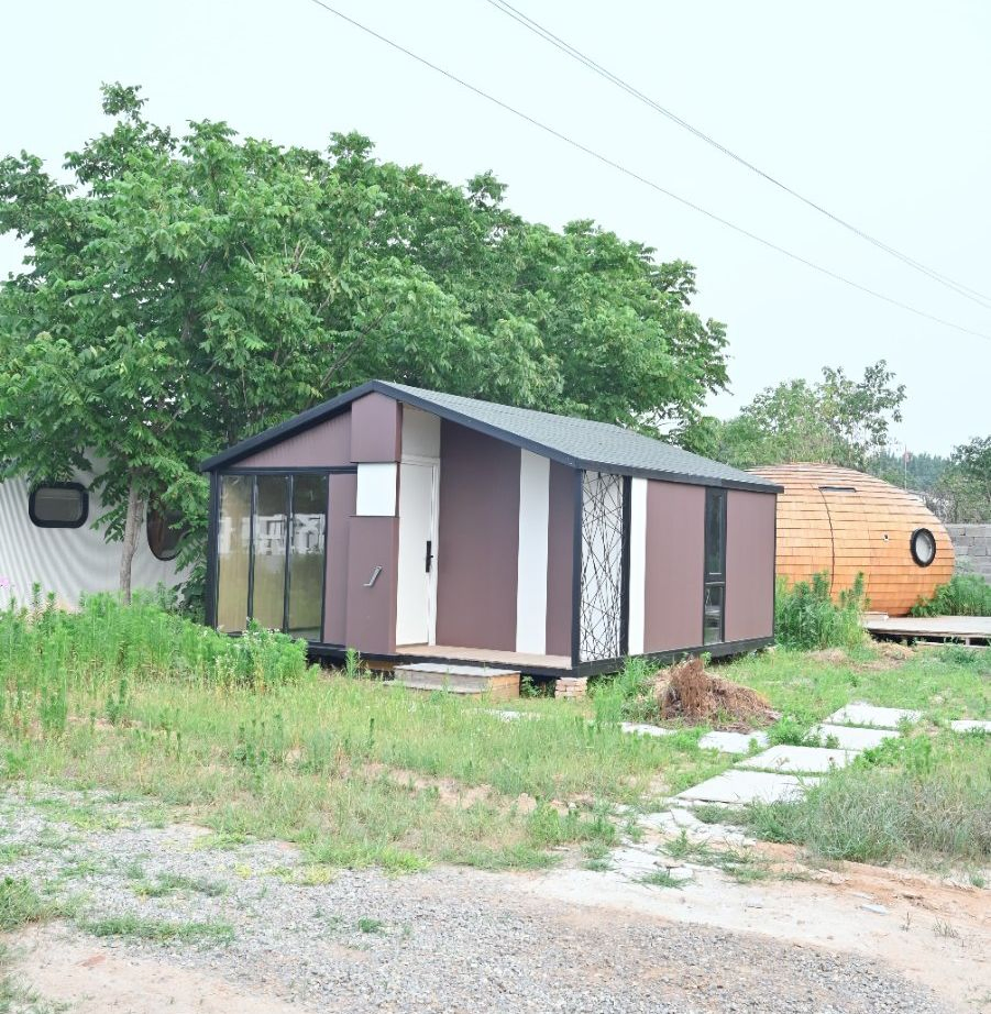 Casa Modular Dobrável para Resorts de Férias com Design de Espaço Interior Personalizado