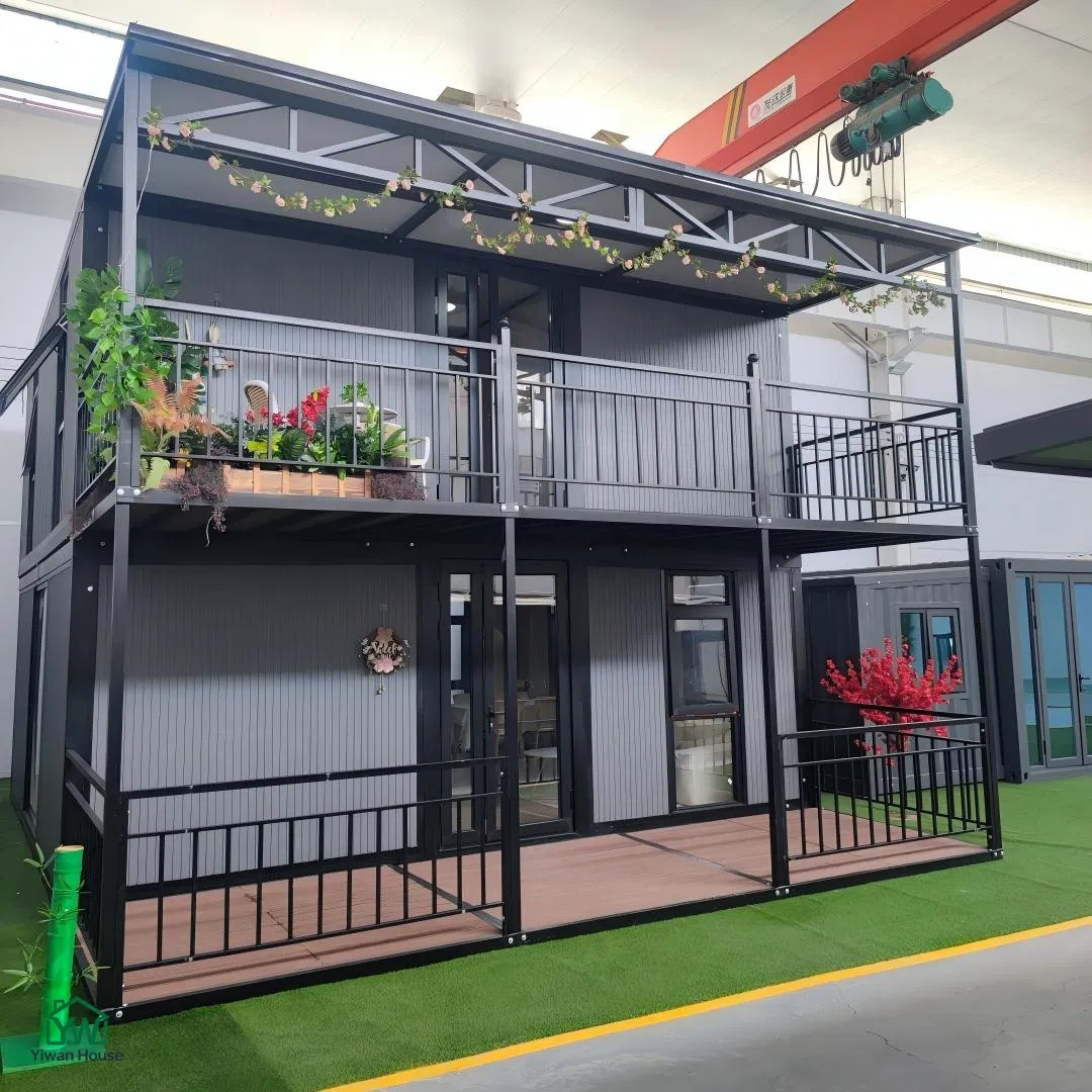 20FT 40FT Tamanhos Casa Contêiner Portátil de Dois Quartos Tipo Familiar Prefabricada Expandável Casa Dobrável para Escritório Hotel Disponível