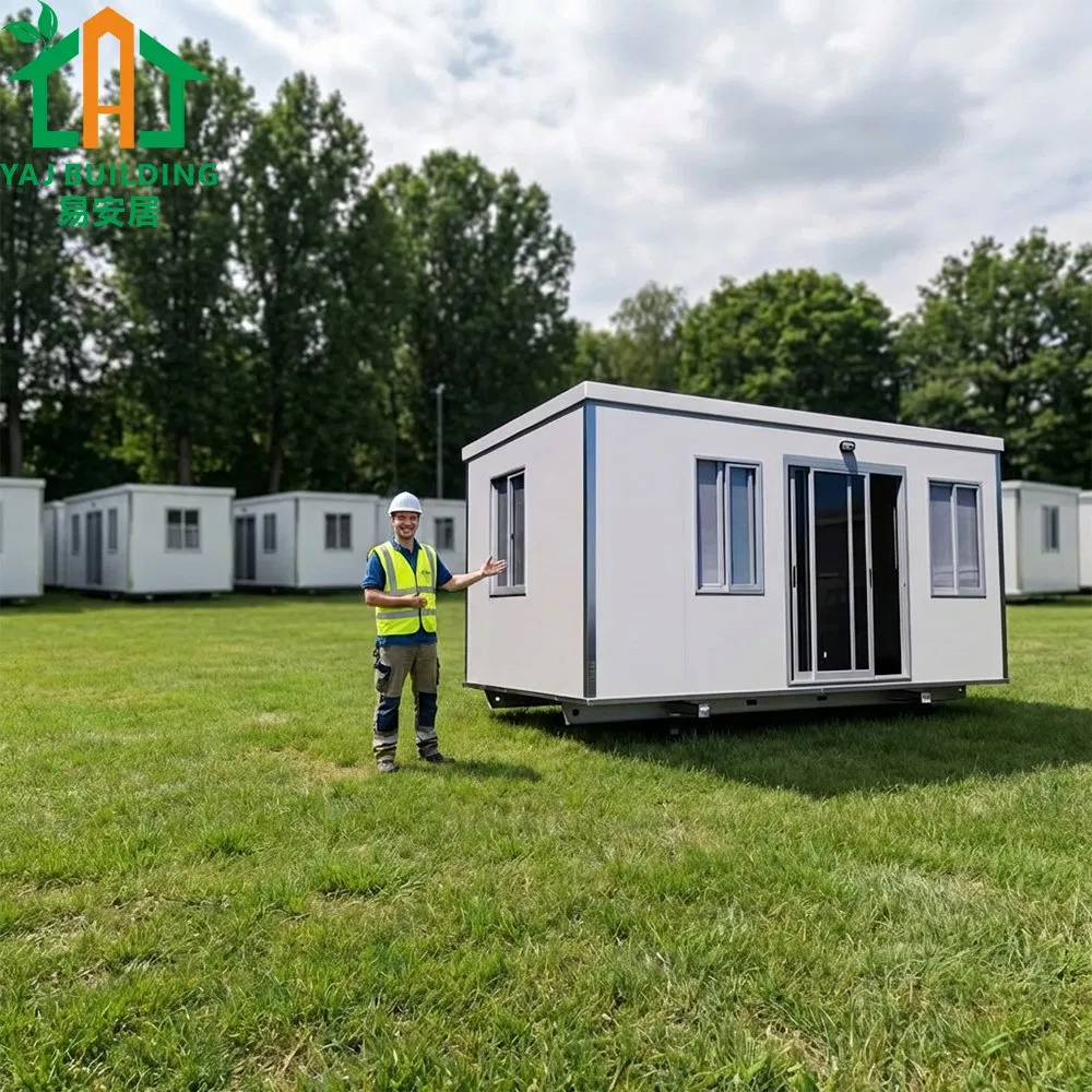 20FT Nova Casa Móvel Modular Prefabricada de Luxo Moderna com Preço Direto de Fábrica, Casa Tiny Prefabricada Móvel em Contêiner de Envio