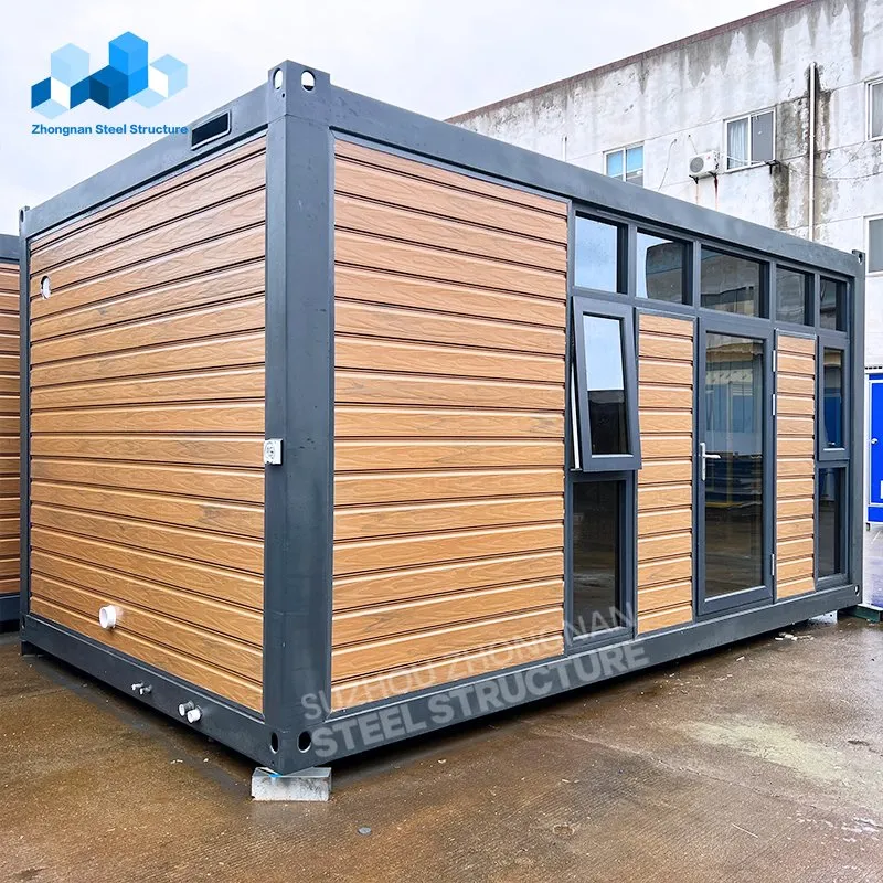 Casas Móveis de Madeira de Luxo, Montagem Rápida, Escritório Modular Mini Portátil, Casa Tiny Prefabricada, Casa Contêiner com Banheiro e Cozinha