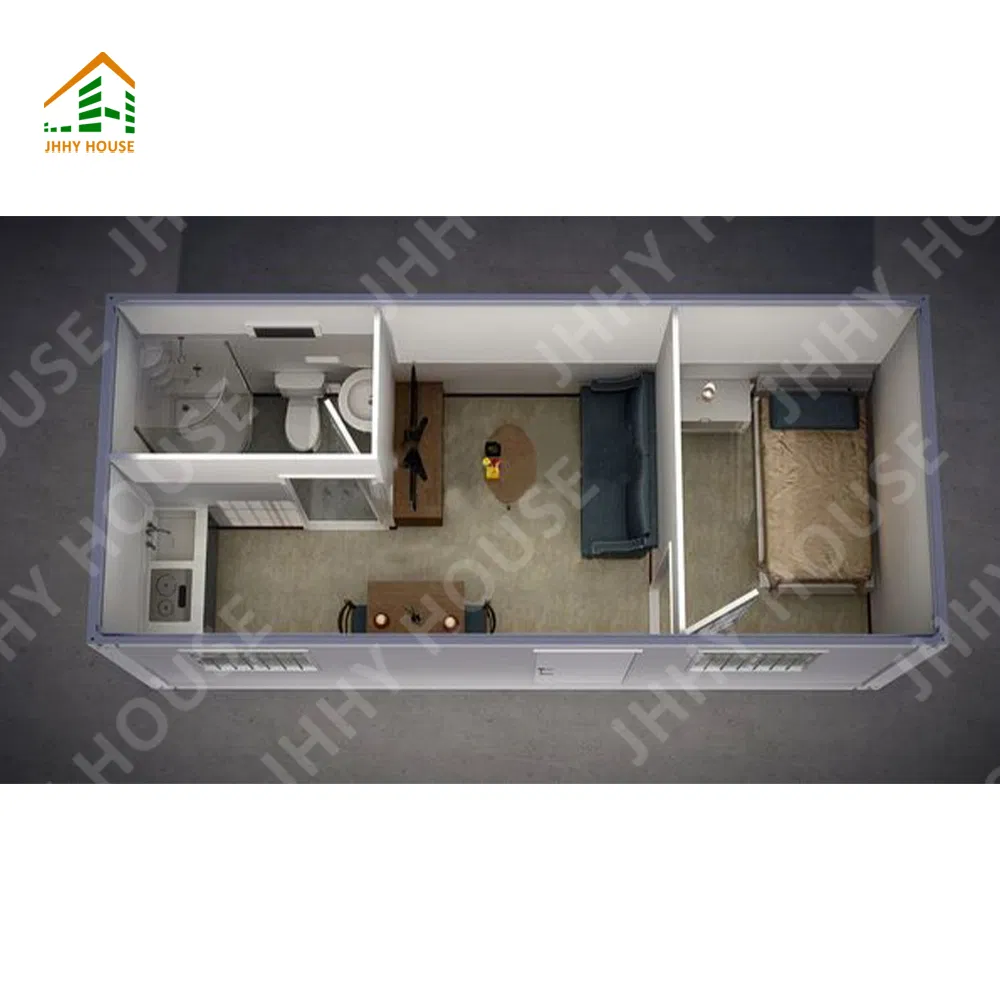 Container Móvel Dobrável Multi Familiar para Casas Modulares de Dormitório para Funcionários