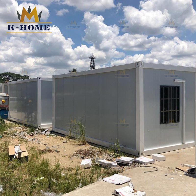 20FT Casas Prefabricadas de Estrutura de Aço Fora da Rede