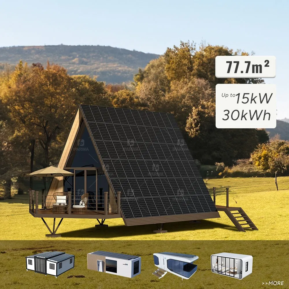 Casa Solar Triangular de Contêiner Móvel Pré-fabricado