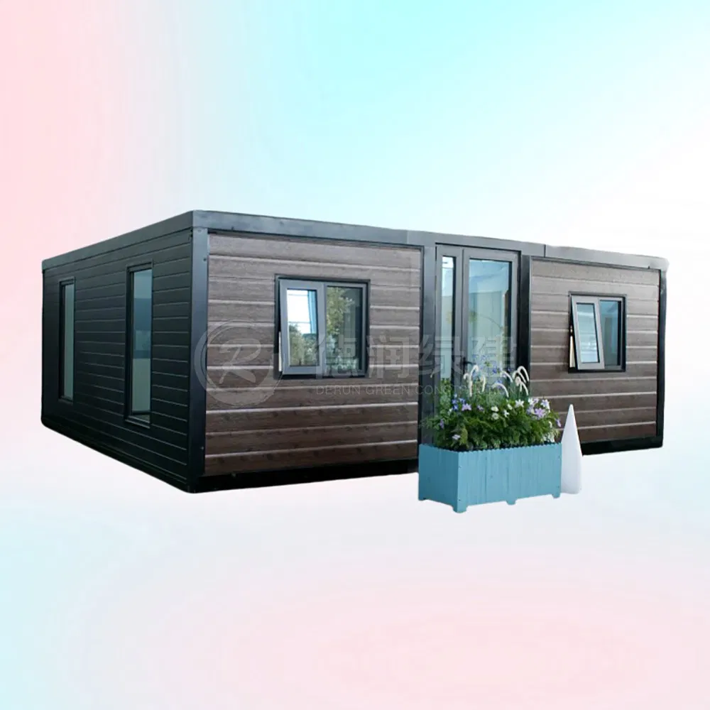 200FT 40FT Casa Container Expandável para Uso Multifamiliar Edifício Modular Prefabricado Espaçoso