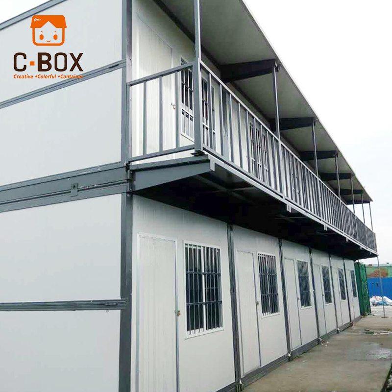 Container Móvel Dobrável Multi Familiar para Casas Modulares de Contêiner para Dormitório de Funcionários