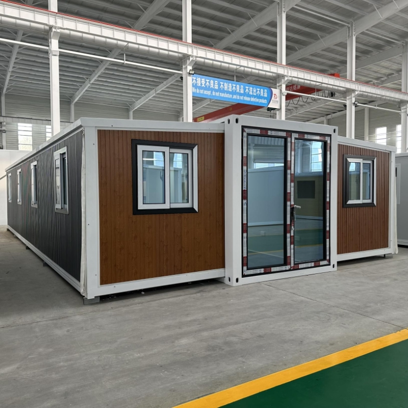 Casa Container Expandável de Cor Personalizada 40FT para Vilas Temporárias com 74.8m2 Área de Impressão