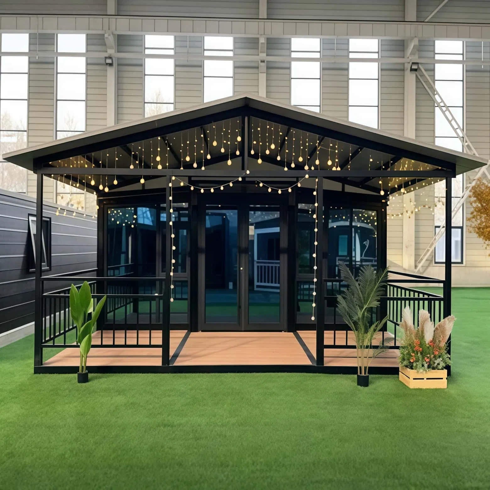 Melhor Trailer Móvel de Envio Contêiner Portátil Pequeno Cabana Prefabricada Casa Modular Casa Contenedor Casa Pronta