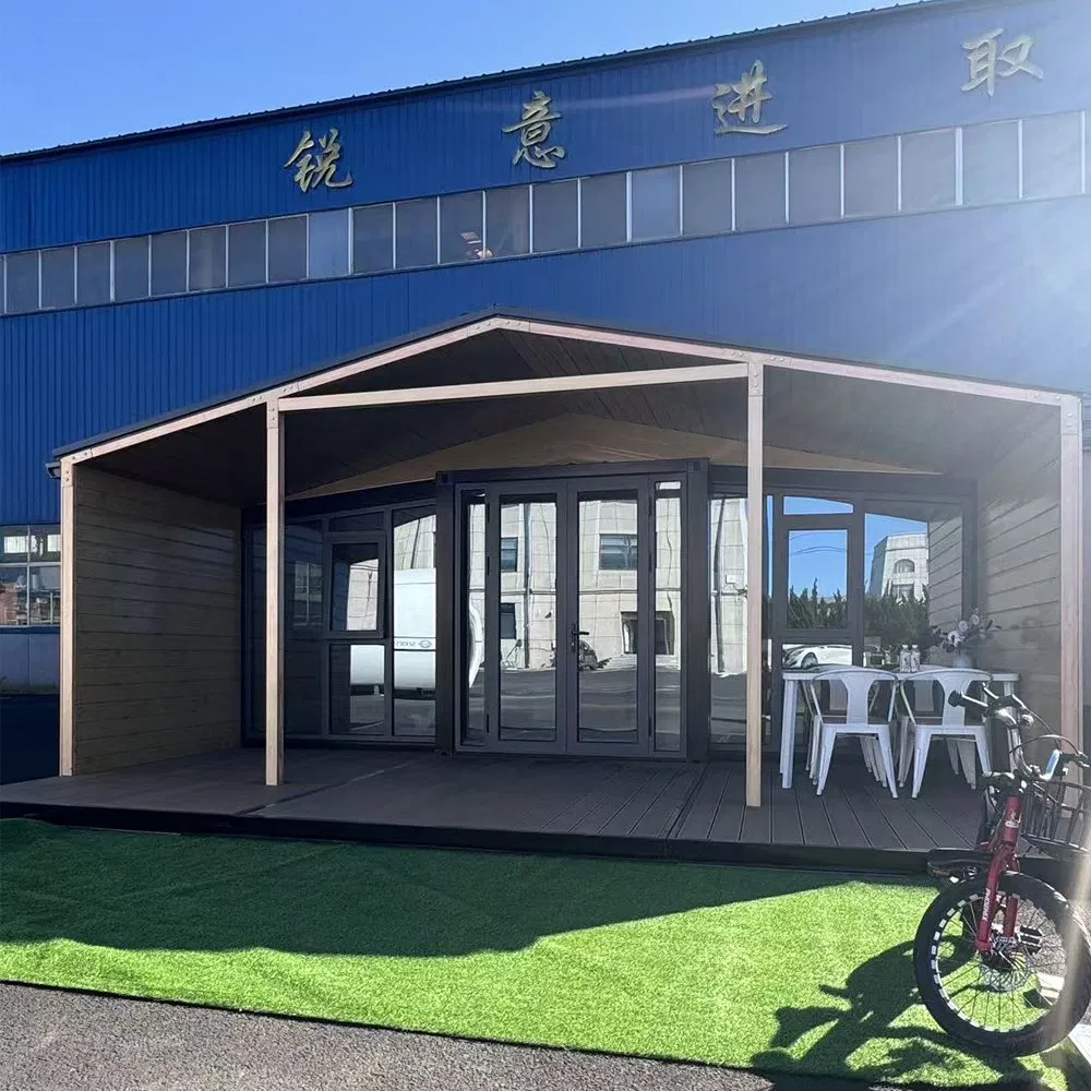 Cabana Móvel Portátil Modelo Pequeno 2 Quarto Modular Casas Prontas para Escritório Moradia Venda de Hotel