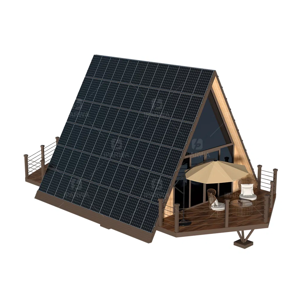 Casa Solar Triangular de Contêiner Móvel Pré-fabricado