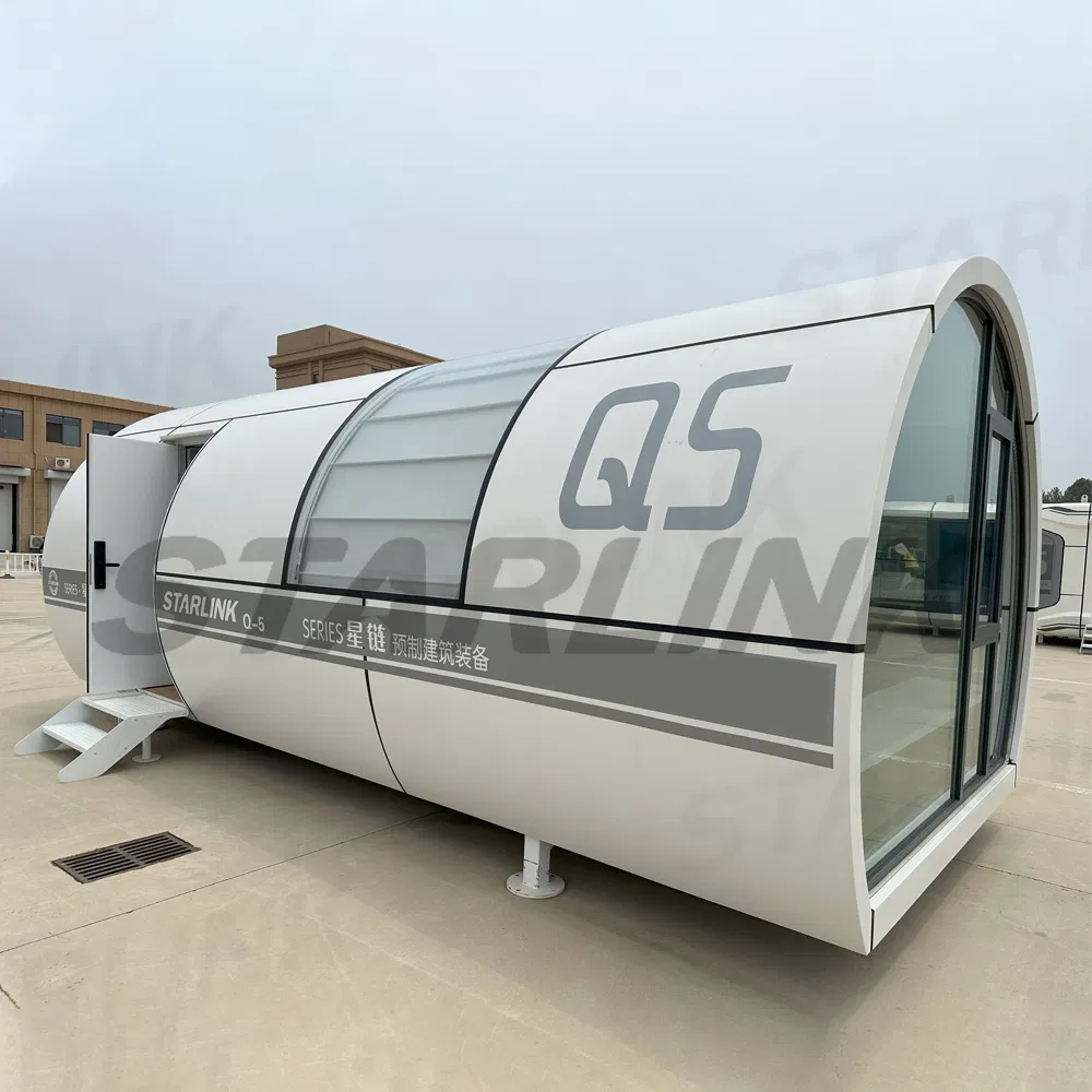Casa Modular Pré-fabricada Móvel Pronta para Uso, Cabana Modular Pequena, Casas Prefabricadas em Contêineres para Venda