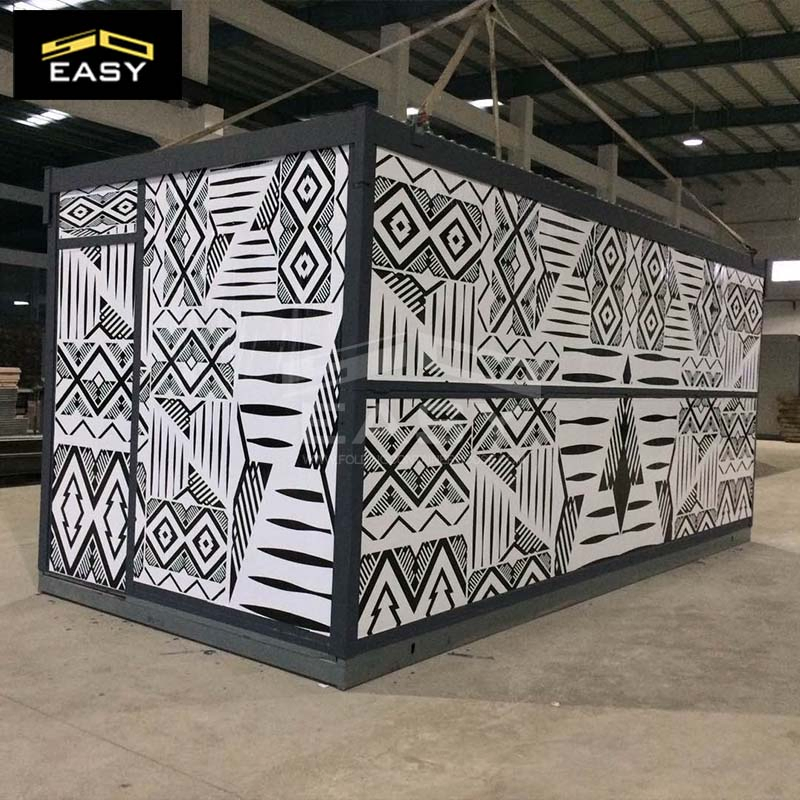 Container de Armazenamento Móvel Pequeno Modular de Aço Prefabricado para Escritório e Casa em Edificação Prefabricada