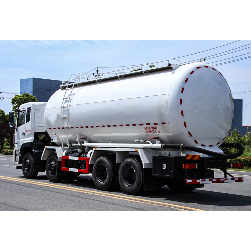 Dongfeng Tianlong 60tons 30m³ 8X4 Low Density Powder Material Tanker Van Transport Vehicle Bulk Cement Powder Material Transport Tanker Truck