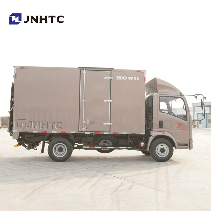 HOWO Light Duty 4X2 Transport Van Container Cargo Box Truck