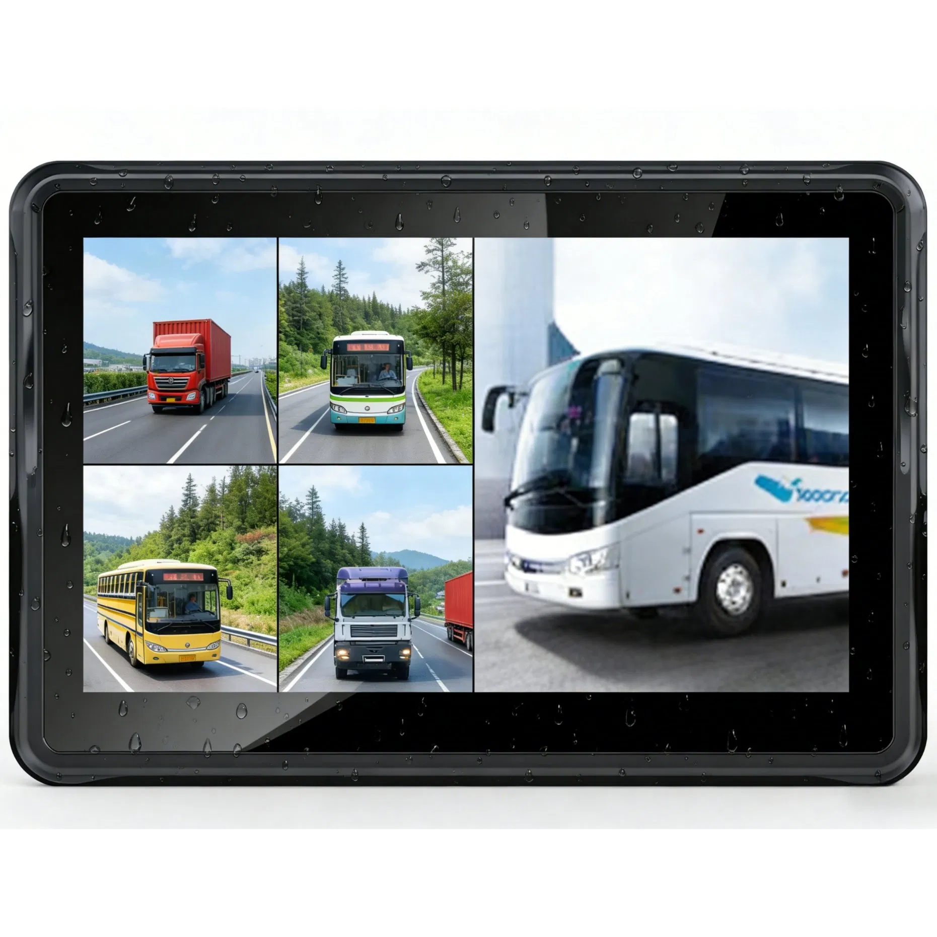 10" Waterproof Touch Screen 4G Coach Truck Bus Camera System with Rear View Backup Camera &amp; Parking Reversing Aid Driving Safety Warning