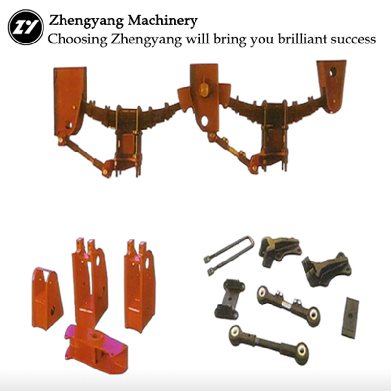 Semi Trailer Axle Suspension Manufacture Truck Trailer Parts Mechanical Suspension System