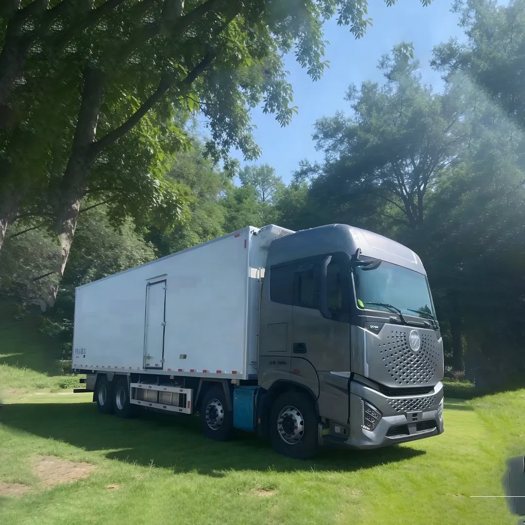 Foton Auman Galaxy 490 Camion Refrigere 8X4 60m³ 25t Large Capacity Van Refrigerator Cargo Vehicle Refrigerated Truck Cooling Lorry Cold Chain Reefer Trailer