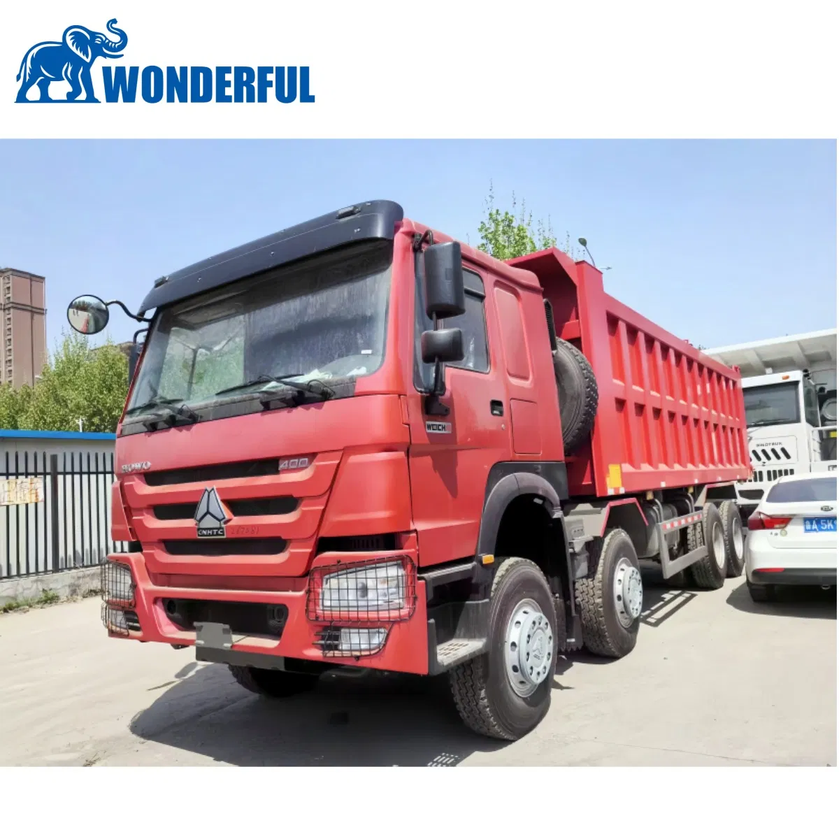 Low Price China Cheap Sinotruk HOWO 4X2 371HP 400HP Coal Crane Box New Small Mini Lorry Stake Flatbed 3 5 6 8ton Transport Trucks Light Cargo Van Box Truck