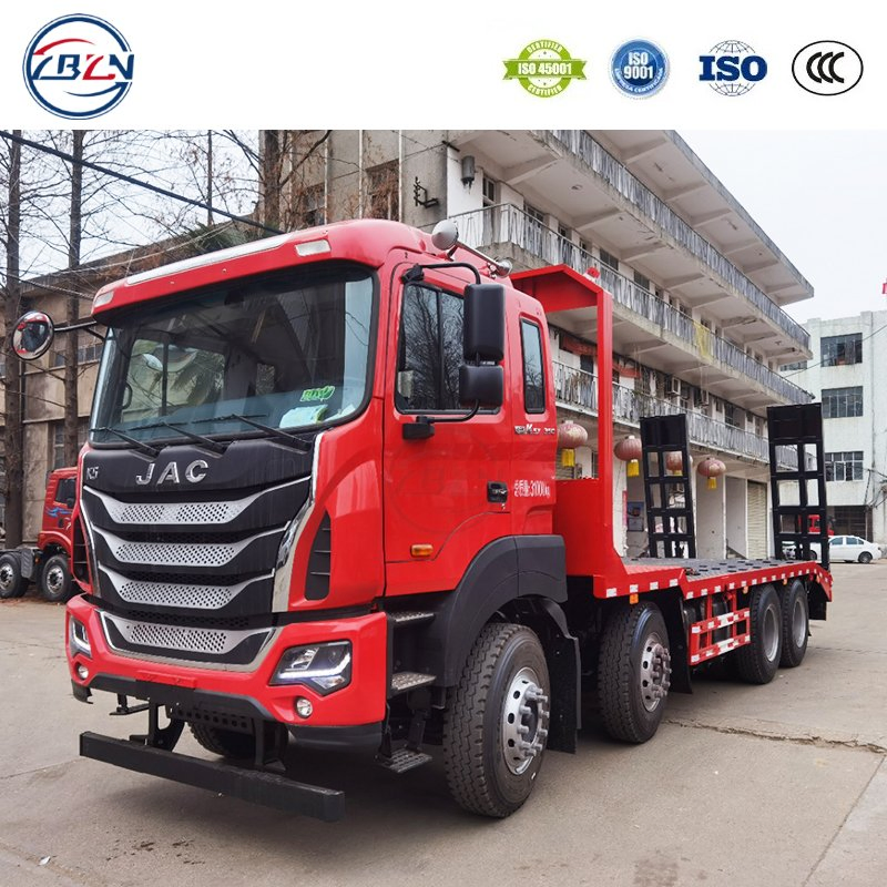 Jianghuai Flatbed Transport Truck 8X4 Flatbed Truck Logistics Trailer Platform Truck