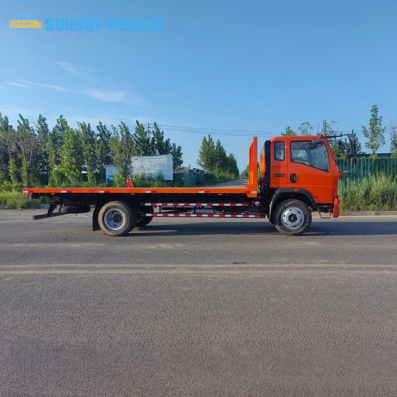 HOWO 4X2 Flatbed Truck 5