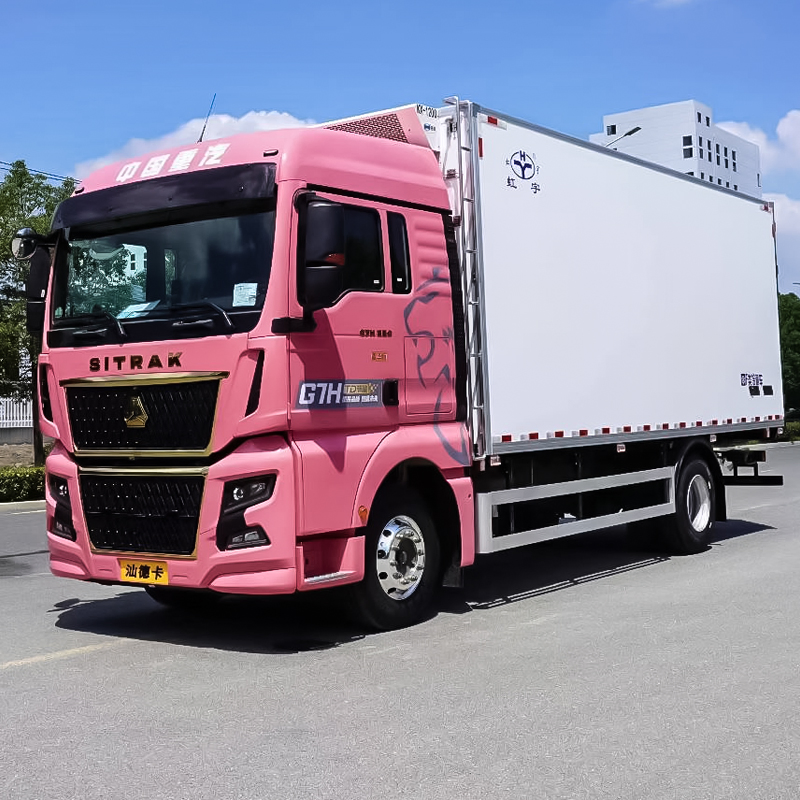 HOWO Isuzuuu Dongfeng Sinotruk Heavy-Duty Foton Auman Galaxy Box Van Large Transport Refrigeration Unit Refrigerated and Insulated Truck for Fresh Produce