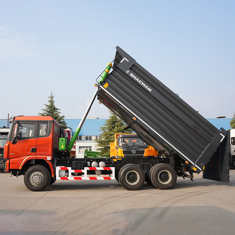 Heavy Dump Truck Shacman X3000 6×4 Tipper 430HP Mining Construction Red