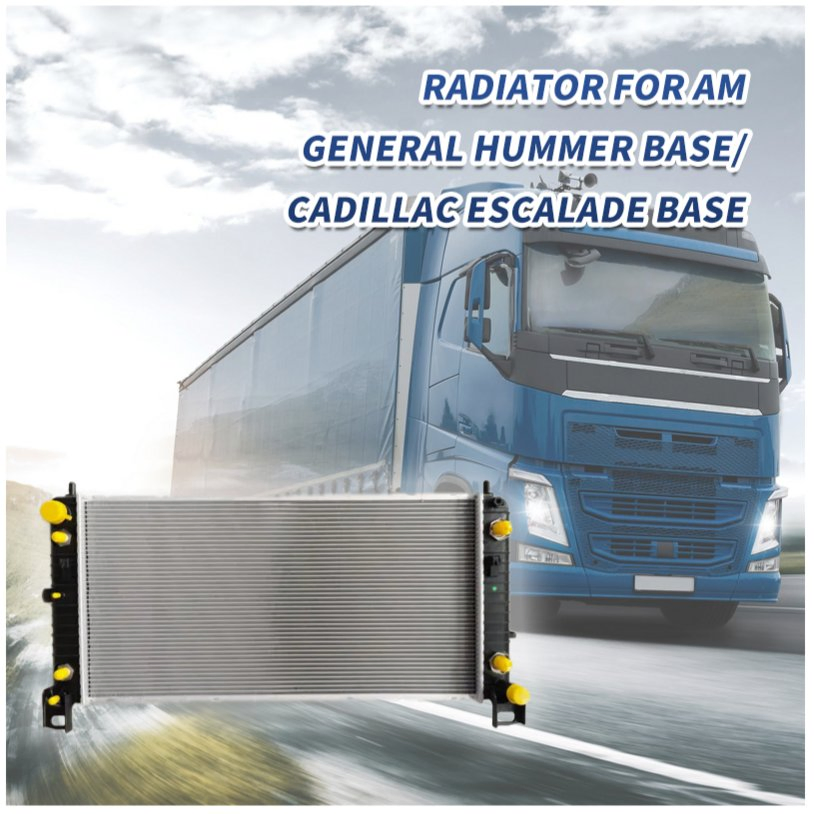 Hummer Base Cadillac Escalade Base Engine Spare Parts Auto Engine Cooling Aluminum Radiator Enhancing Truck Fuel Efficiency