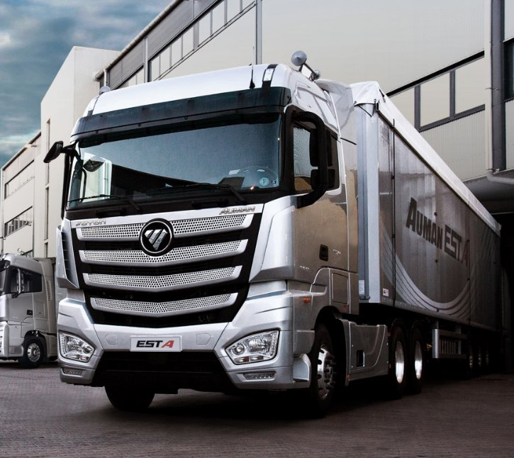 Foton Auman Gtl-E Heavy-Duty Tractor Truck 6X4 New Energy Electric/Hybrid Power Long-Haul Logistics Container Transport Green Cargo High-Efficiency Eco-Friendly