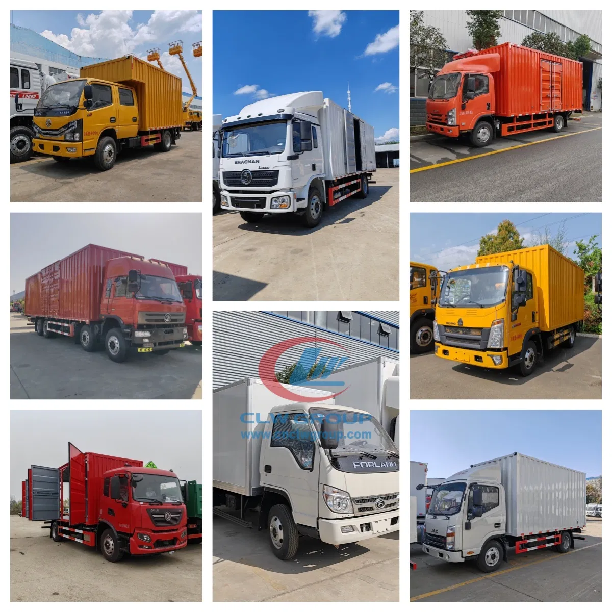 Cargo Lorry Box Logistics Vehicle