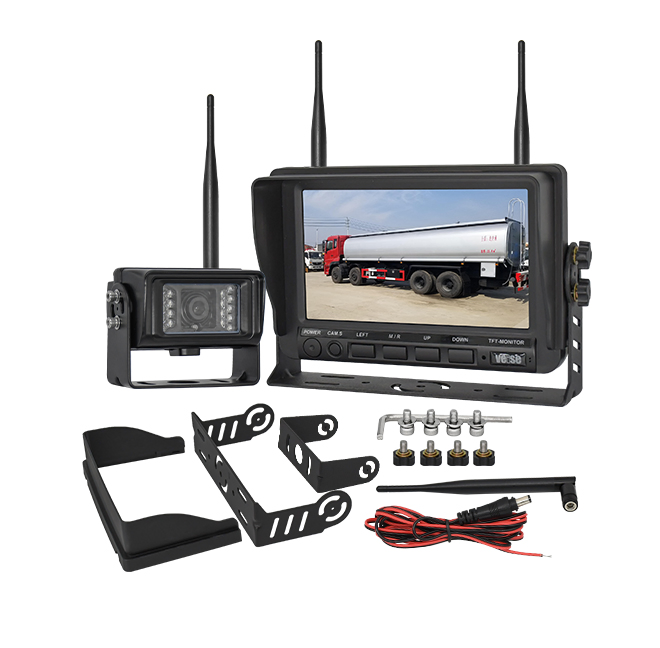 1080P DVR Waterproof Wireless Reversing Monitor System for RV/Truck/Semi-Trailer/Box Truck