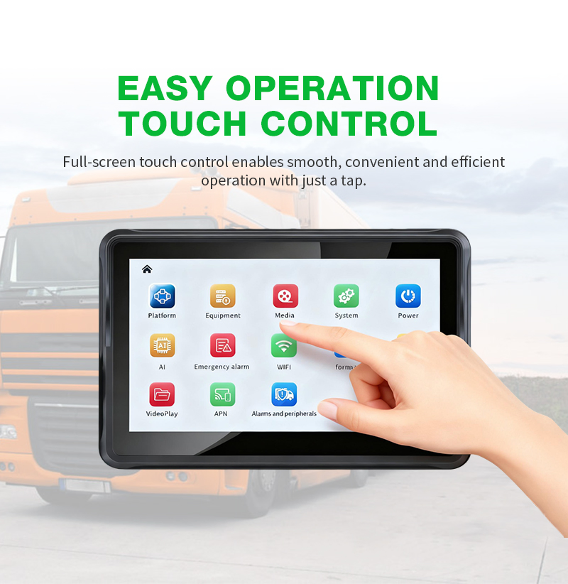 10" Waterproof Touch Screen 4G Coach Truck Bus Camera System with Rear View Backup Camera &amp; Parking Reversing Aid Driving Safety Warning