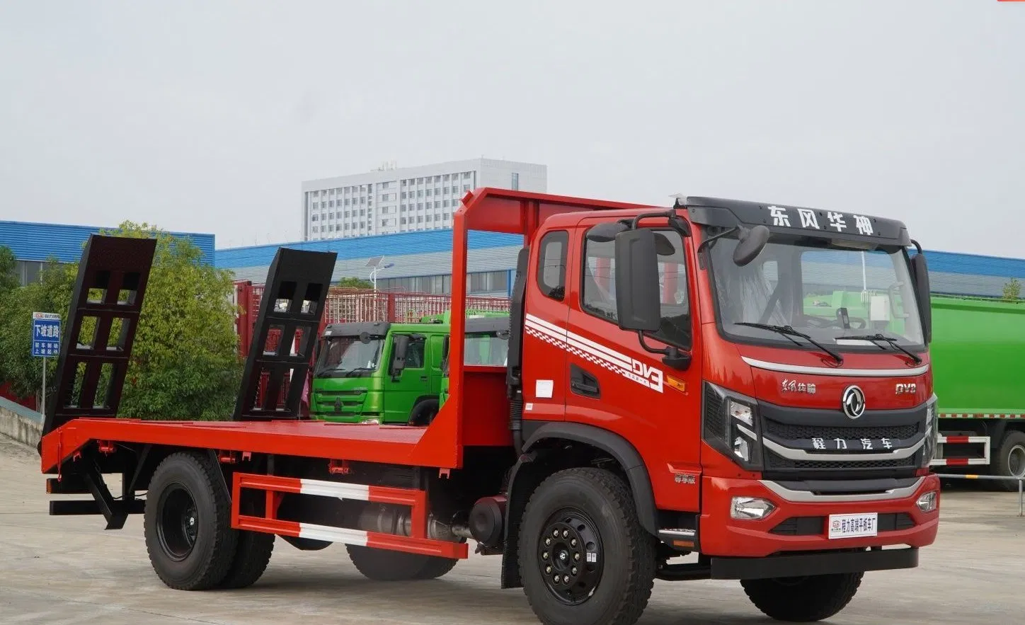 Dongfeng Heavy Duty Double-Suspension Slewing Brackets Cargo Truck Transport Flatbed Truck